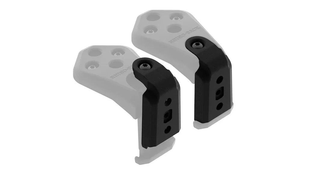 USIT – RHINO RACK Roof Rack Mounting Adapter, Top Mount Clamp Die Cast Aluminum Set Of 2 Compatibility With Reconn Pl...